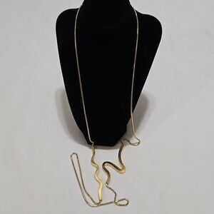 Gold Plated Statement Necklace